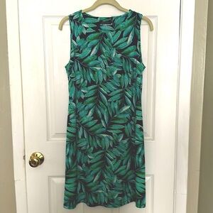 Tommy Hilfiger Palm Leaf Print Dress